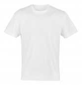 Печать на белой футболке